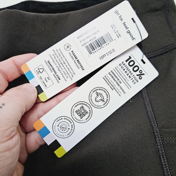 SMARTWOOL | Merino Sport Moto tights leggings - Picture 4 of 11